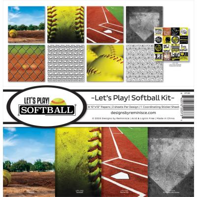 Reminisce Collection Kit - Let's Play Softball