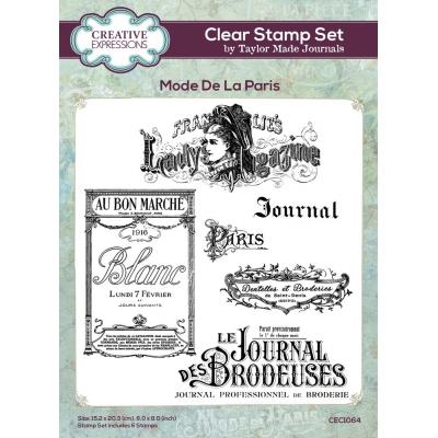 Creative Expressions Taylor Made Journals Stempel - Mode De La Paris