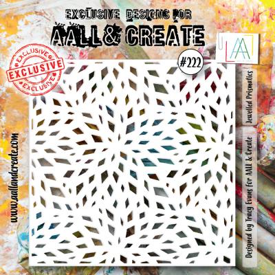 Aall and Create Stencil - Jewelled Prismatics