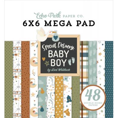 Echo Park Special Delivery: Baby Boy - Cardmakers Mega Pad