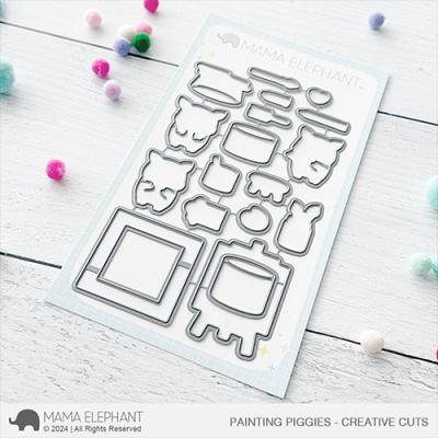 Mama Elephant Creative Cuts - Painting Piggies