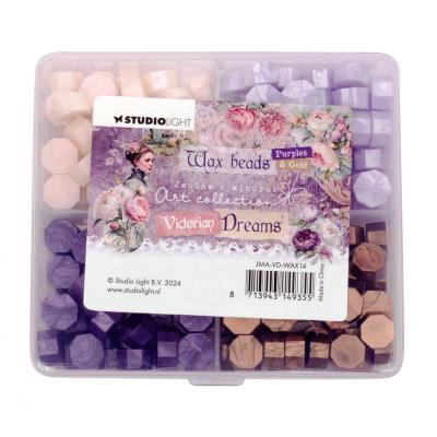 StudioLight Jenine's Mindful Art Victorian Dreams - Wax Beads - Purples & Gold