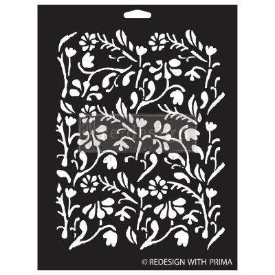 Prima Marketing Re-Design Decor Stencil - Little Meadow