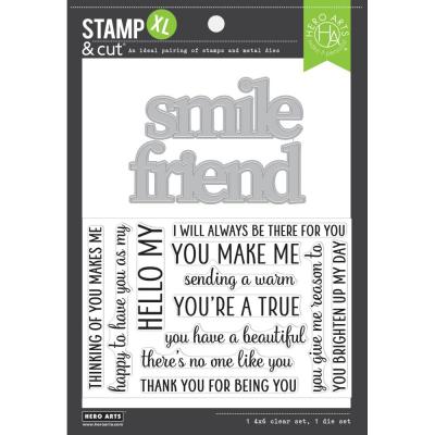 Hero Arts Stamp & Cut - Smile Friend XL