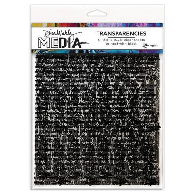 Ranger Dina Wakley MEdia Transparencies - Typography Set 1