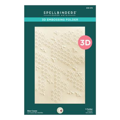 Spellbinders 3D Embossingfolder - Bee-Cause