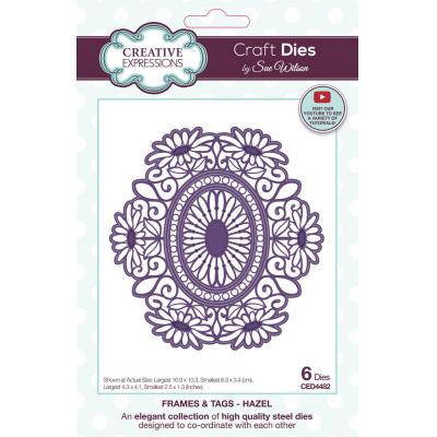 Creative Expressions Sue Wilson Craft Die - Frames & Tags Hazel