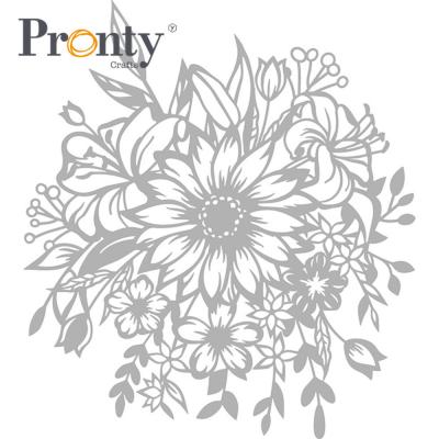 Pronty Crafts Beautiful Butterfly Stencil - Flowers