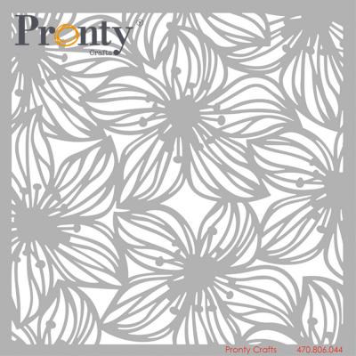 Pronty Crafts Beautiful Butterfly Stencil - Flowers