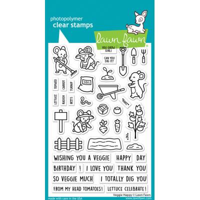 Lawn Fawn Stempel - Veggie Happy