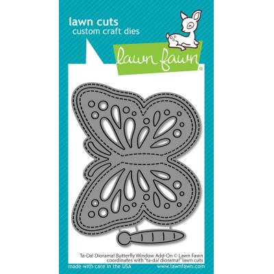 Lawn Fawn Lawn Cuts - Ta-Da! Diorama! Butterfly Window Add-On