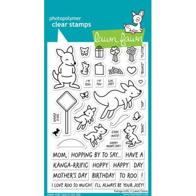 Lawn Fawn Stempel - Kanga-rrific