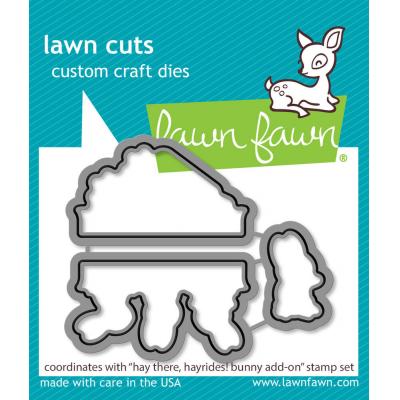 Lawn Fawn Lawn Cuts - Hay There, Hayrides! Bunny Add-On