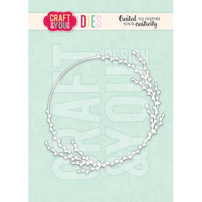 Craft & You Design Dies - Catkins Wreath