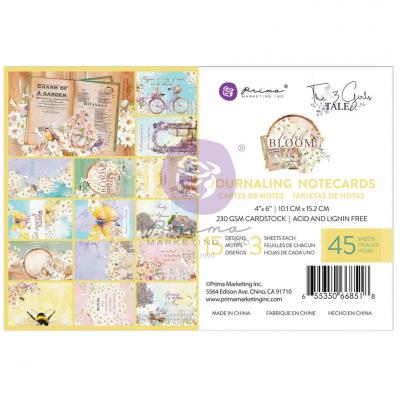 Prima Marketing In Full Bloom - Journaling Cards