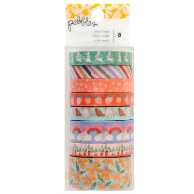 American Crafts Pebbles Sunny Blooms - Washi Tape Spools