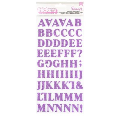 American Crafts Dreamer - Thickers Glitter Foam Letter Sticker