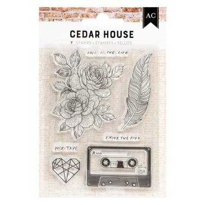 American Crafts Cedar House - Stempel