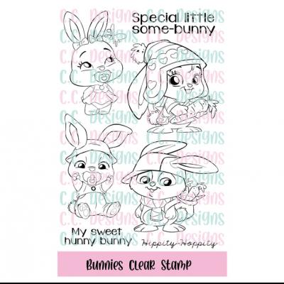 C.C. Designs Stempel - Bunnies