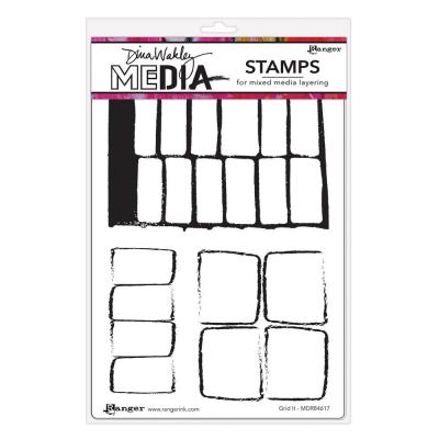 Ranger Dina Wakley MEdia Stempel - Grid It