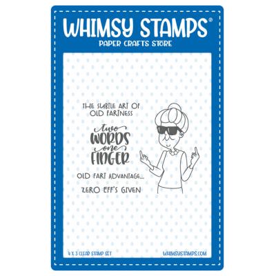 Whimsy Stamps Stempel - Old Fartness