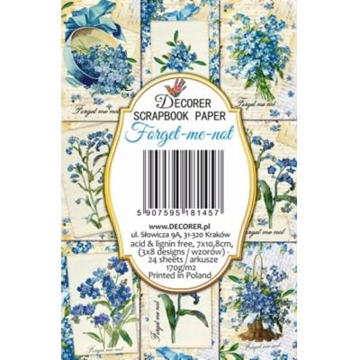 Decorer Mini Paper Pack - Forget-me-not