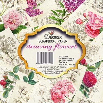 Decorer Paper Pack - Drawing Flowers