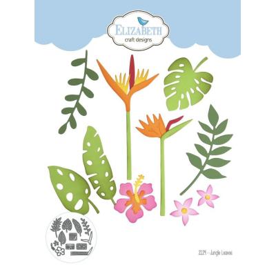 Elizabeth Craft Designs Jungle Party Dies - Jungle Leaves