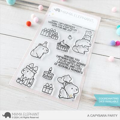 Mama Elephant Stempel - A Capybara Party