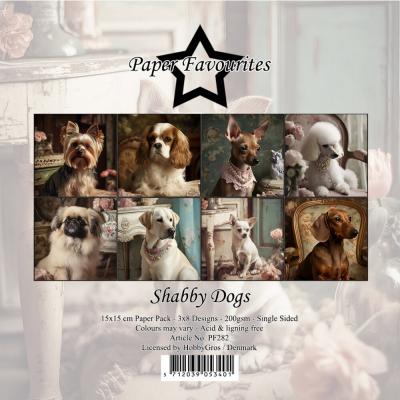 Paper Favourites Paper Pack - Shabby Dogs