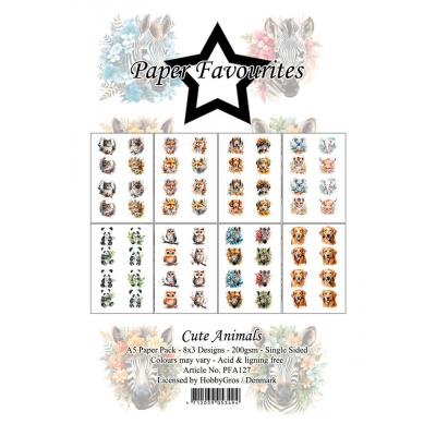 Paper Favourites Paper Pack - Cute Animals