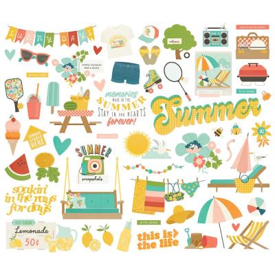 Simple Stories Summer Snapshots - Cardstock Stickers