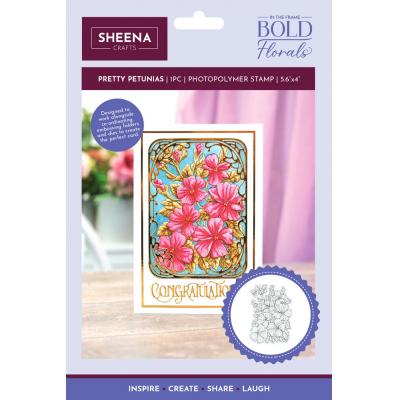 Crafter's Companion Sheena Crafts Stempel - Pretty Petunias