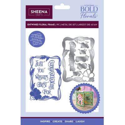 Crafter's Companion Sheena Crafts Cutting Die - Entwined Floral Frame