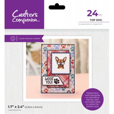 Crafter's Companion Pets Rule Stempel - Top Dog