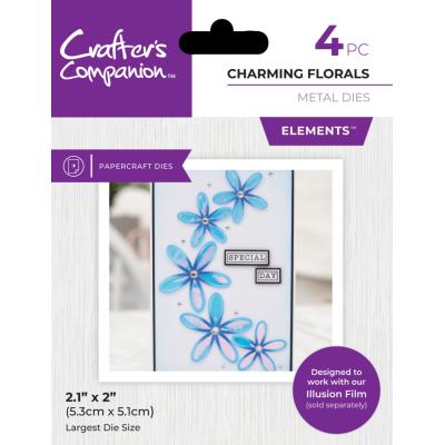 Crafter's Companion Fantasy Film Metal Dies - Charming Florals