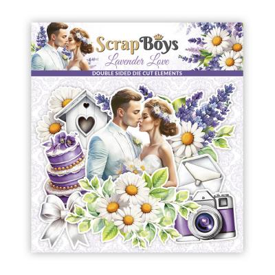 ScrapBoys Lavender Love - Die Cut Elements