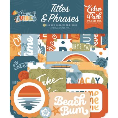 Echo Park Summer Vibes - Titles & Phrases