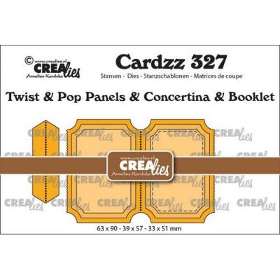 Crealies Cutting Dies - Twist & Pop Panels & Concertina & Booklet