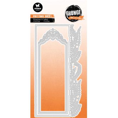 StudioLight Grunge Cutting Dies - Slimline & Label