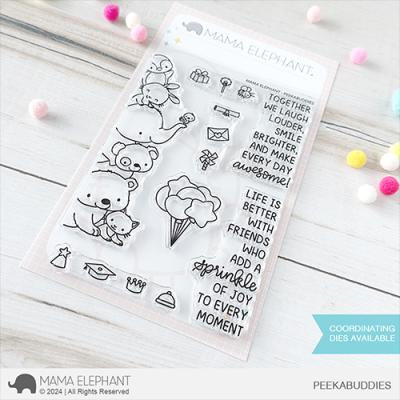 Mama Elephant Stempel - Peekabuddies