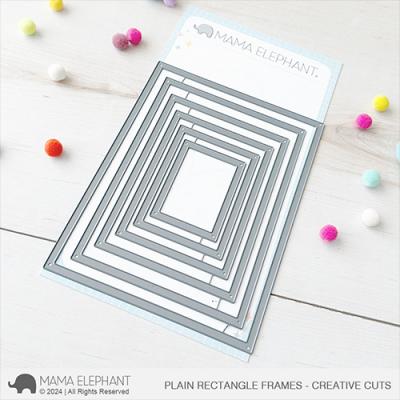 Mama Elephant Creative Cuts - Plain Rectangle Frames