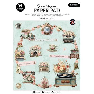 StudioLight Die-Cut Paper Pad - Shabby Chic