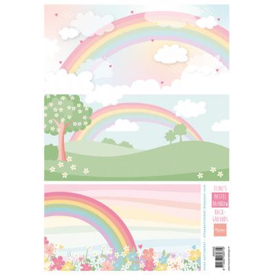 Marianne Design Pastel Rainbow Backgrounds