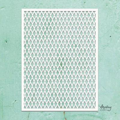 Mintay Kreativa Stencil - Diamond Pattern