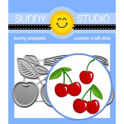 Sunny Studios Cutting Dies - Wild Cherry