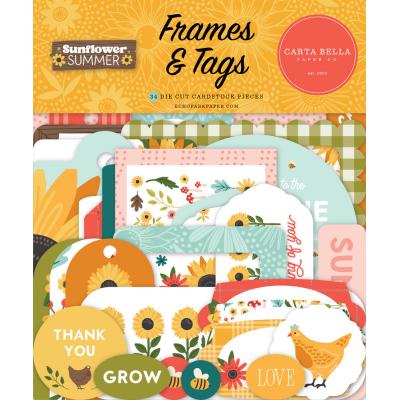 Carta Bella Sunflower Summer - Frames & Tags