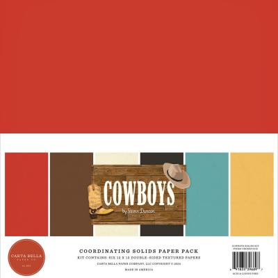 Carta Bella Cowboys - Coordinating Solids