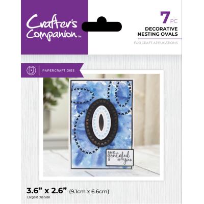 Crafter's Companion Cutting Dies - Nesting Ovals