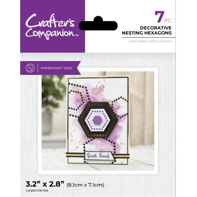 Crafter's Companion Cutting Dies - Nesting Hexagons